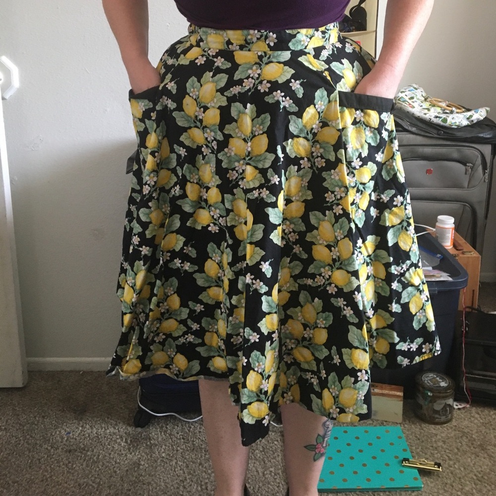Hell Bunny Lemon skirt